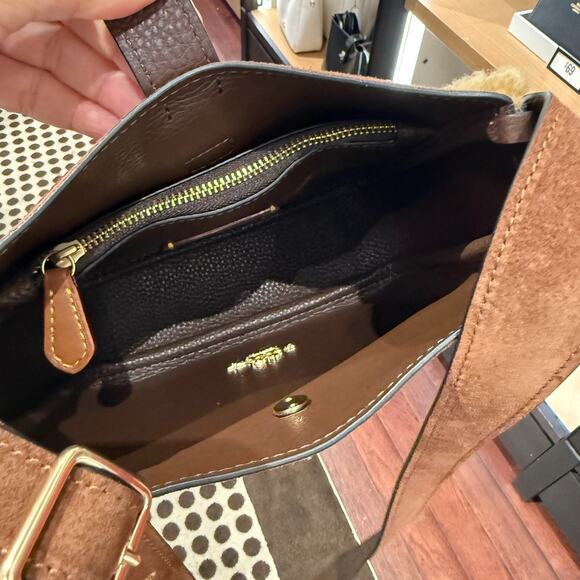 Coach CDC41 Hadley Mini Crossbody Bag Vintage Brown Multi - Picture 7 of 9